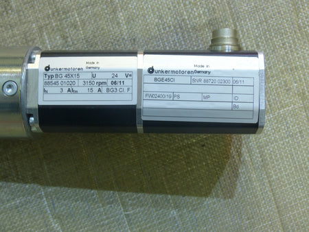 Dunkermotoren BG 45X15 + PLG 52 + BGE45CI 