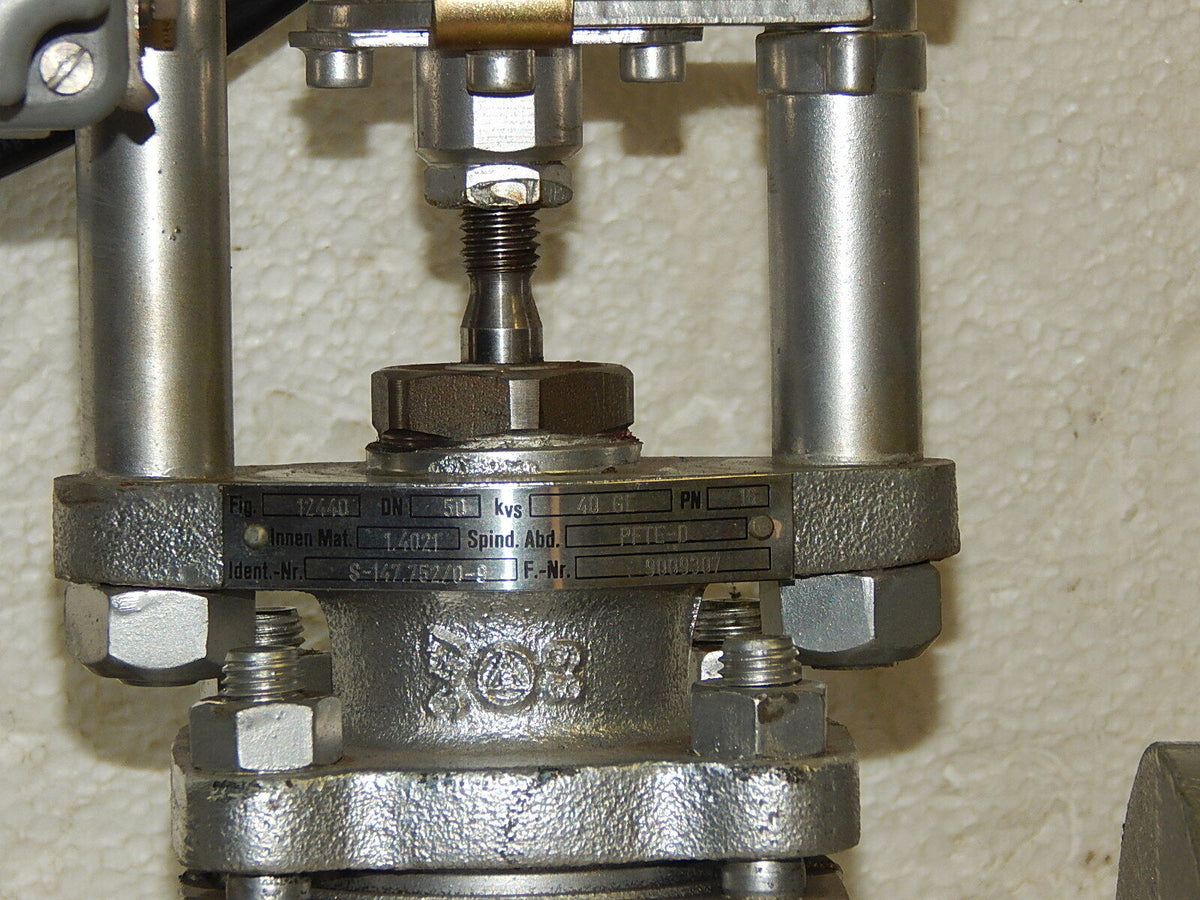  Ari / Stellventil / Pneumatisch / Typ: DP 32 / Fig: 92052 / DN50,PN16