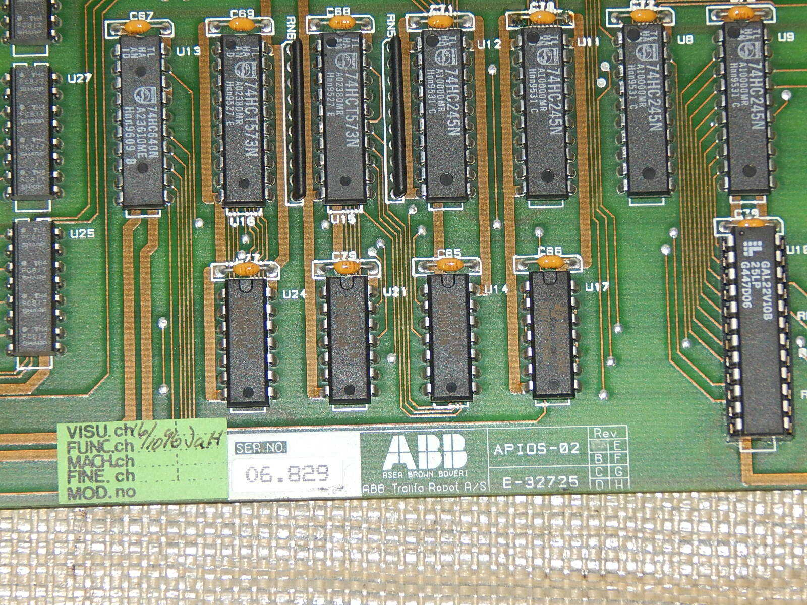 ABB Trallfa Robot A/S  APIOS-02 E-32725  Used