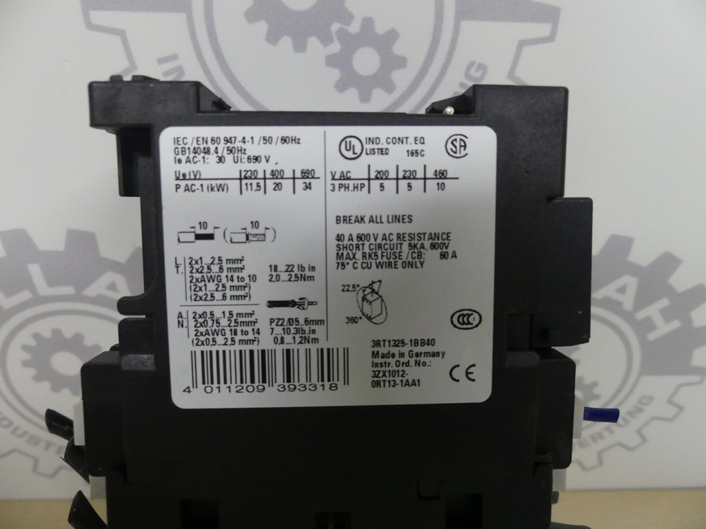 SIEMENS 3RT1325-1BB40