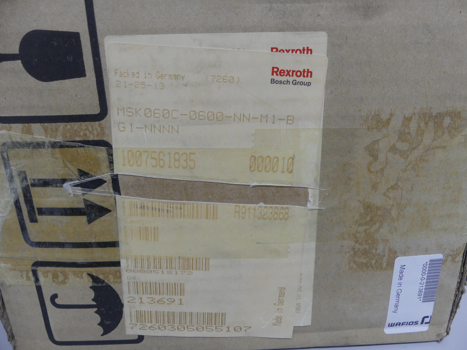 Rexroth MSK060C-0600-NN-M1-BG1-NNNN
