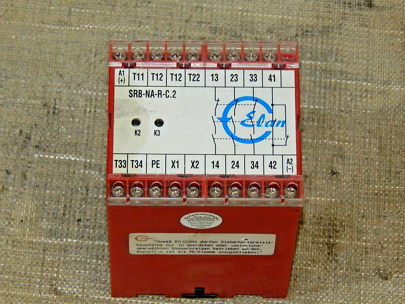  Elan Schmersal Sicherheitsrelais SRB-NA-R-C.2-24 V  s.Bilder