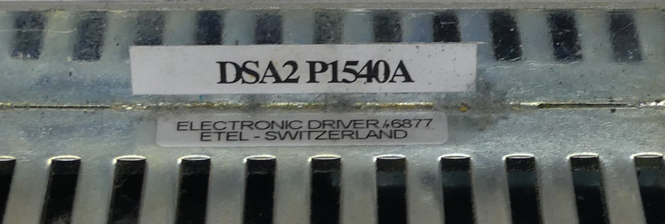 ETEL DSA2 Digital Servo Amplifier Verstärker DSA2P1540A