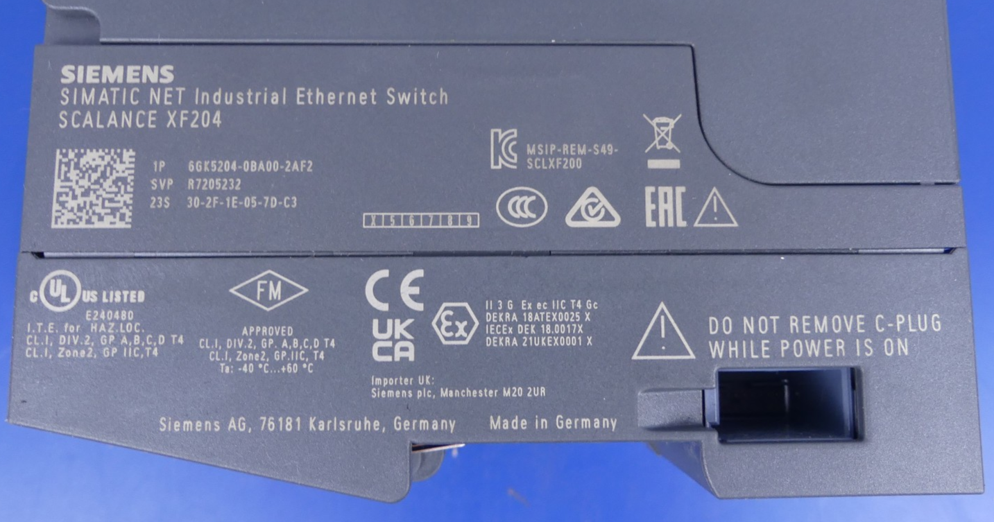 Siemens Scalace XF204 6GK5 204-0BA00-2AF2