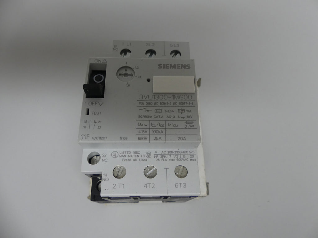 Siemens 3VU13 00-1MG00 Leistungsschalter