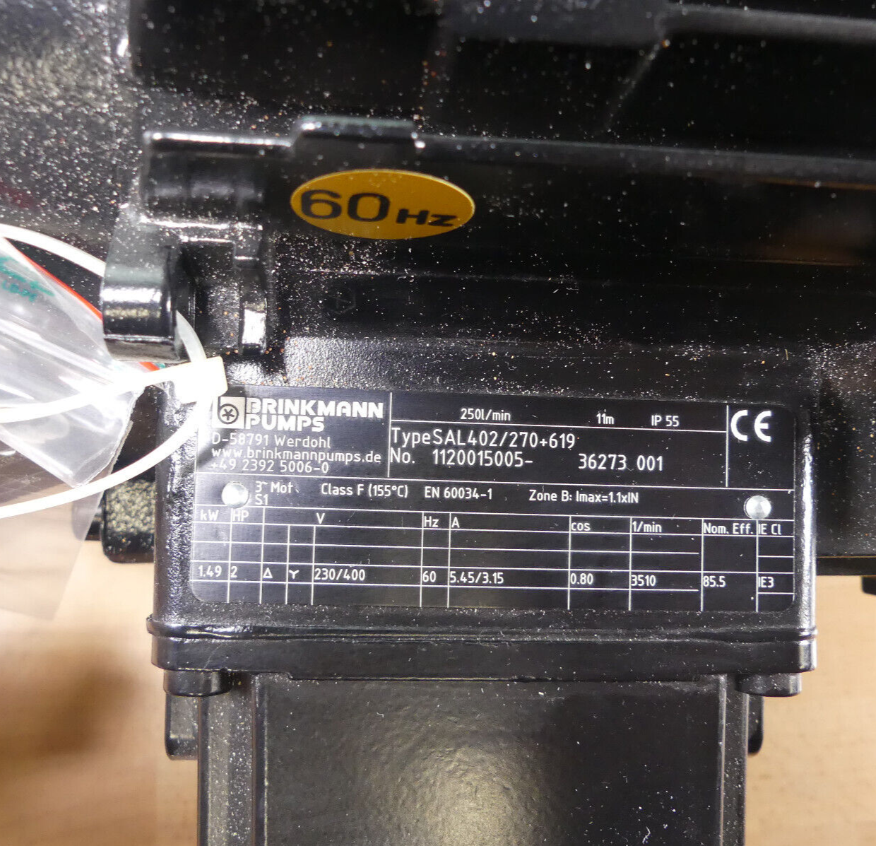 Brinkmann Pumps SAL402/270+619 Tauchpumpe