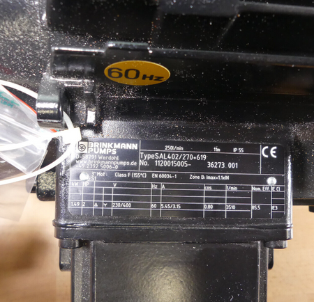 Brinkmann Pumps SAL402/270+619 Tauchpumpe