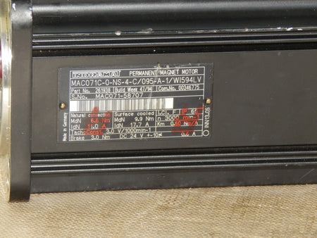 Indramat Servomotor MAC071C-0-NS-4-C/095-A-1/WI594LV