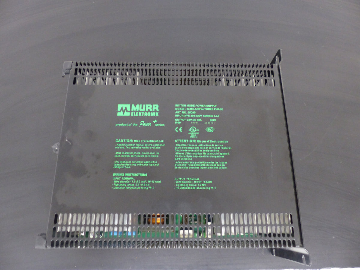 MURR ELEKTRONIK MCS40-3x400-500/24 THREE PHASE LEICHT BESCHÄDIGT