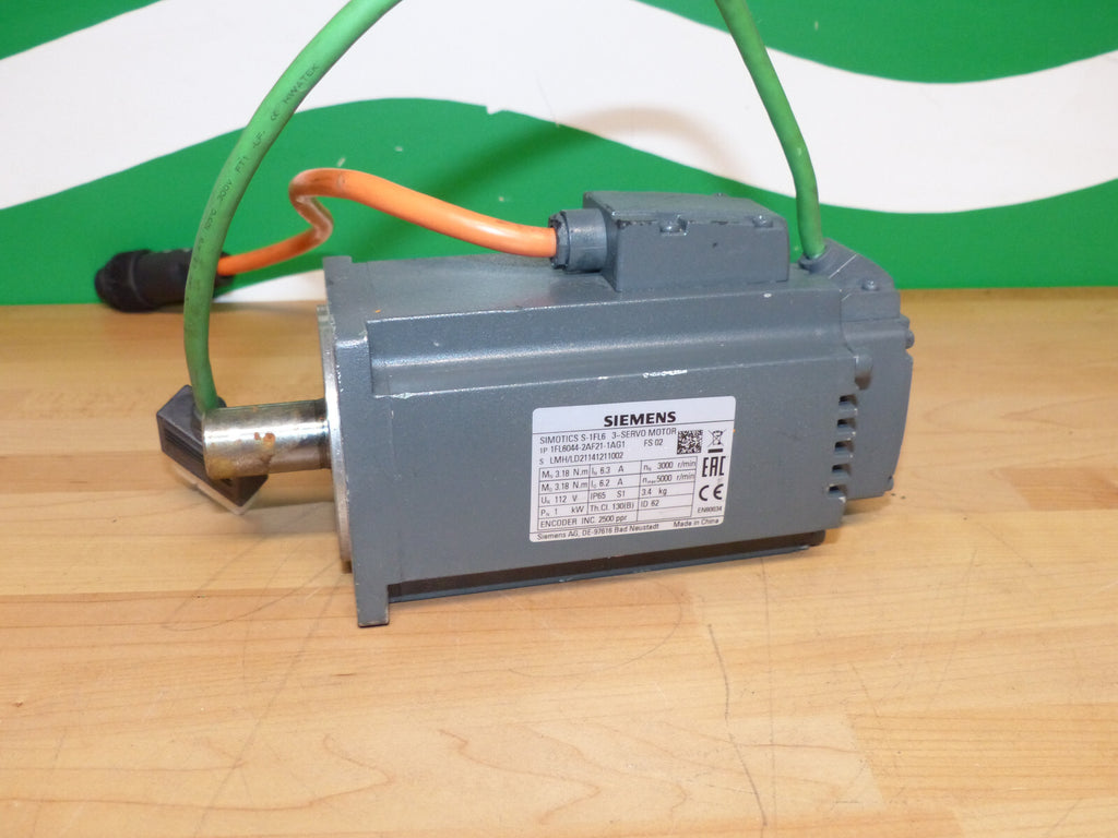 Siemens Servomotor 1fl6044-2af21-1ag1  used