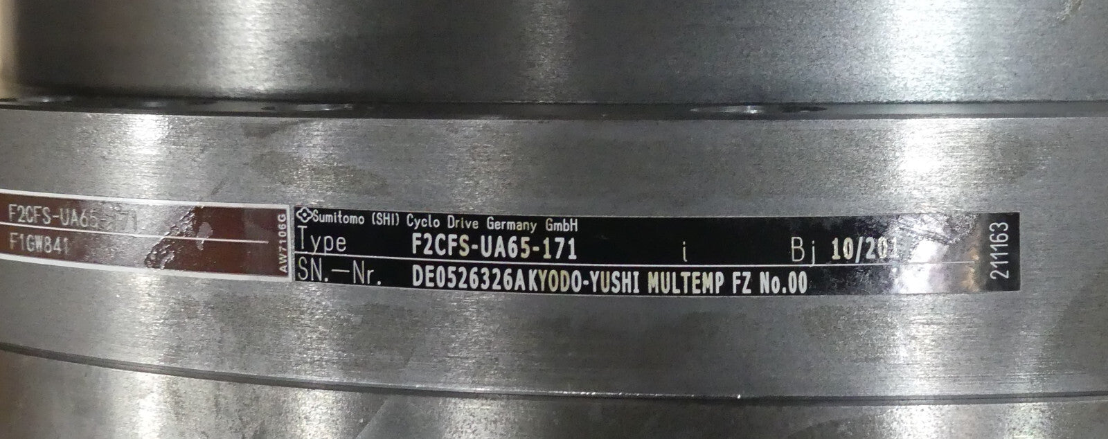 Sumitomo SHI Cyclo Drive F2CFS-UA65-171 B.j .2017 s.Bilder
