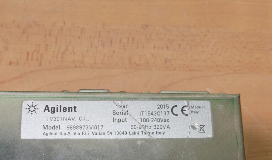 Agilent TV301NAV. C.U. Vacuum Pump Controller Model 9698973M017