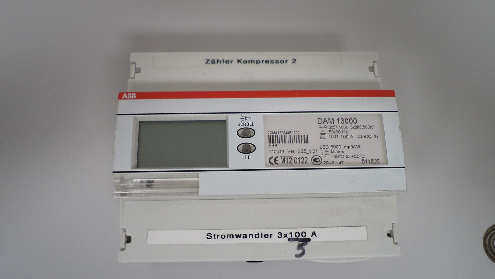 DAM 13000 Messwandlerzähler 2CMA180844R1000