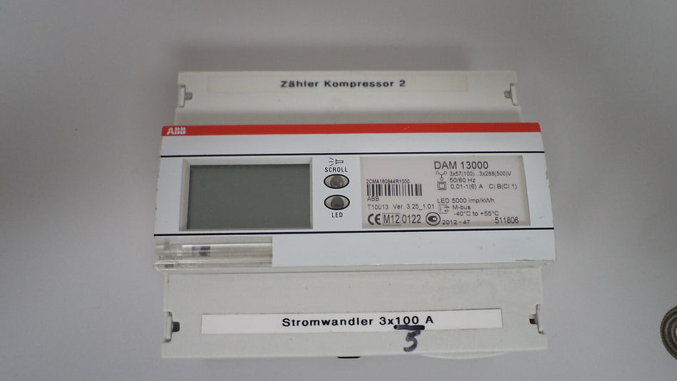 DAM 13000 Messwandlerzähler 2CMA180844R1000