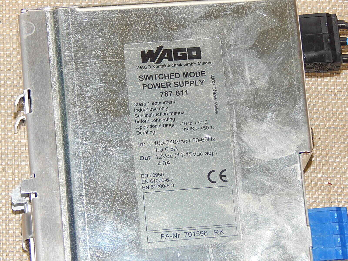 WAGO Switched-Mode  787-611  Power Supply used