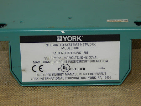  York Integrated Systems Network  Model:IDC Part No. 371-03687-201 used