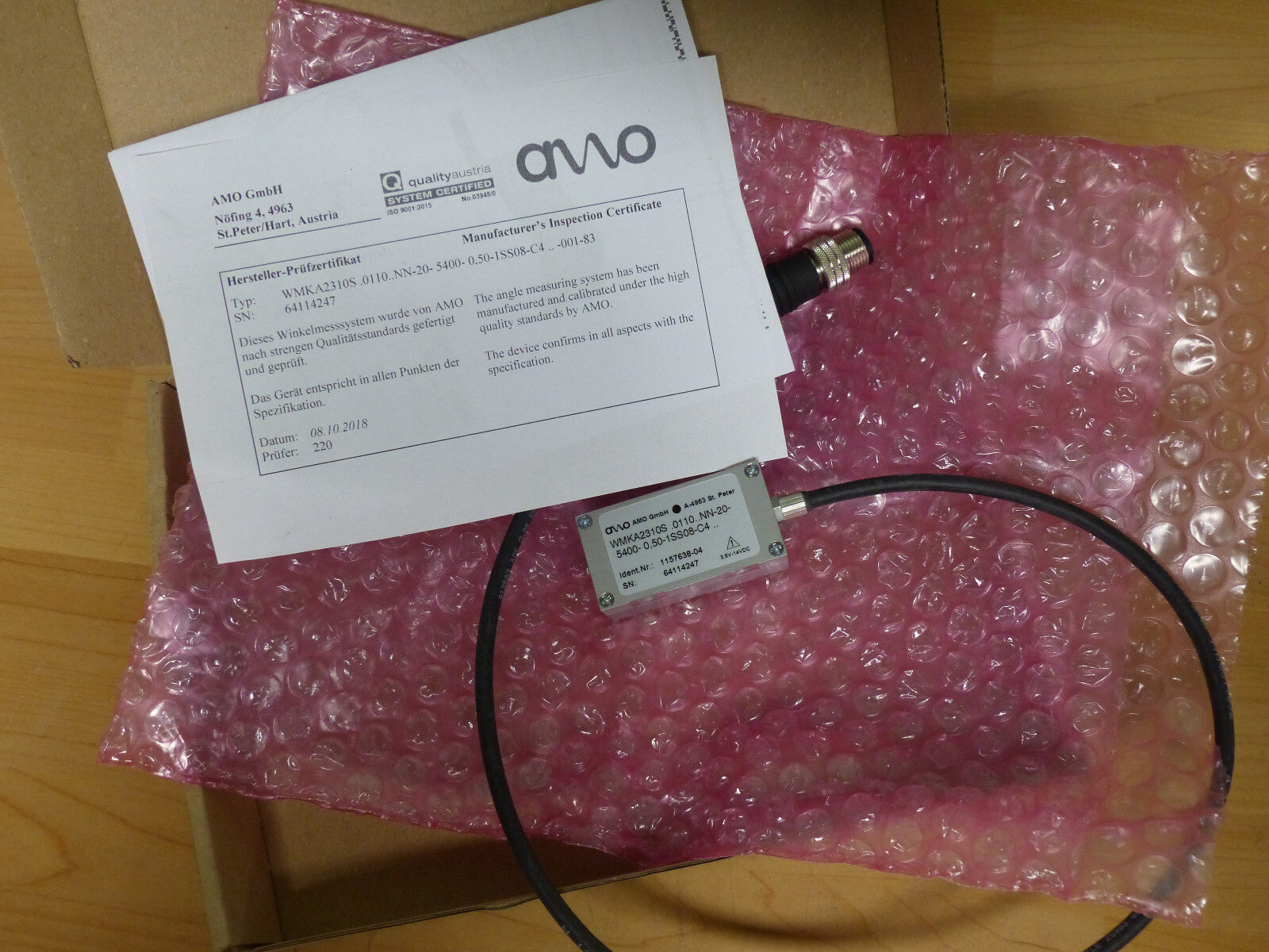 AMO WMKA2310S.0110..NN-20-5400-0,50-1SS-C4  Winkelmesssystem  unused/OVP