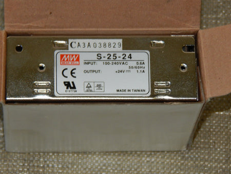 WM  Mean Well S-25-24 Schaltnetzteil New