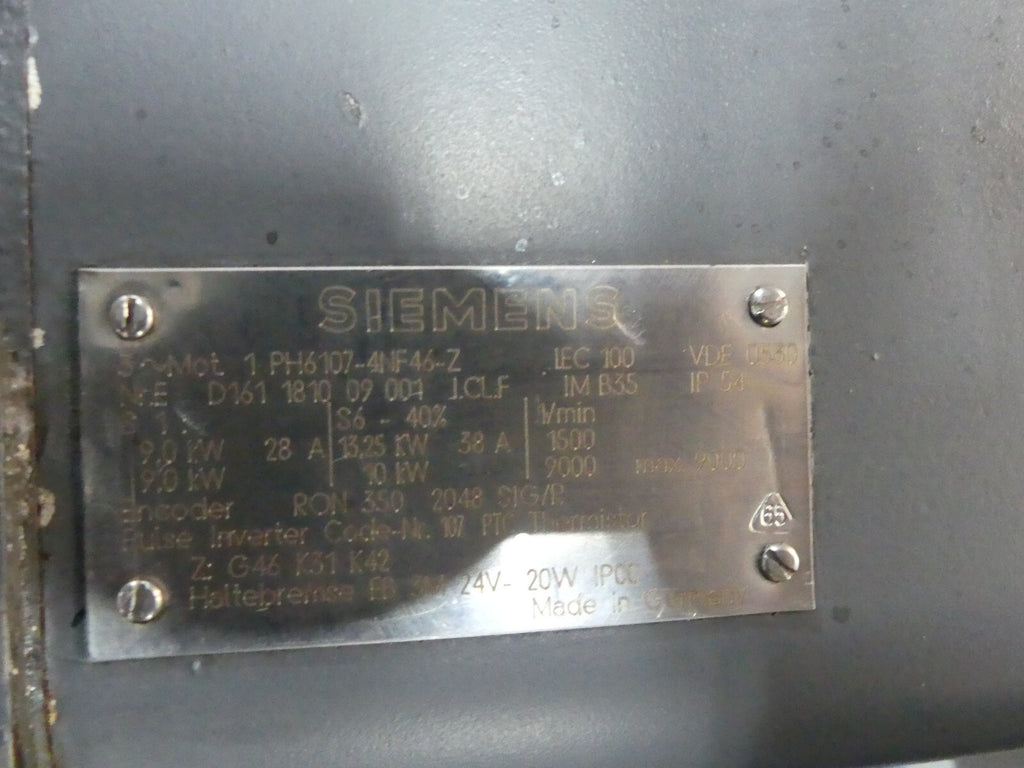 SIEMENS 1 PH6107-4NF46-Z