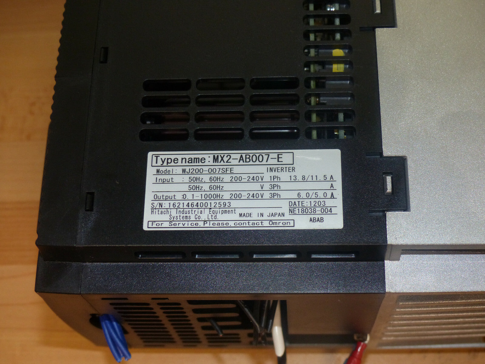 Omron MX2-AB007-E Inverter s.Bilder