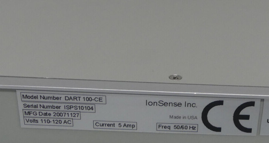 Ion Sense Direkte Analyse in Echtzeit DART 100-CE Massenspektrometrie HPLC Gerät
