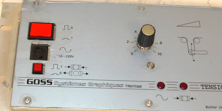 GOSS SYSTEMES GRAPHIQUES NANTES  TENSION CONTROL U60998010/01