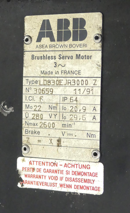 ABB LD830EJR3000 z