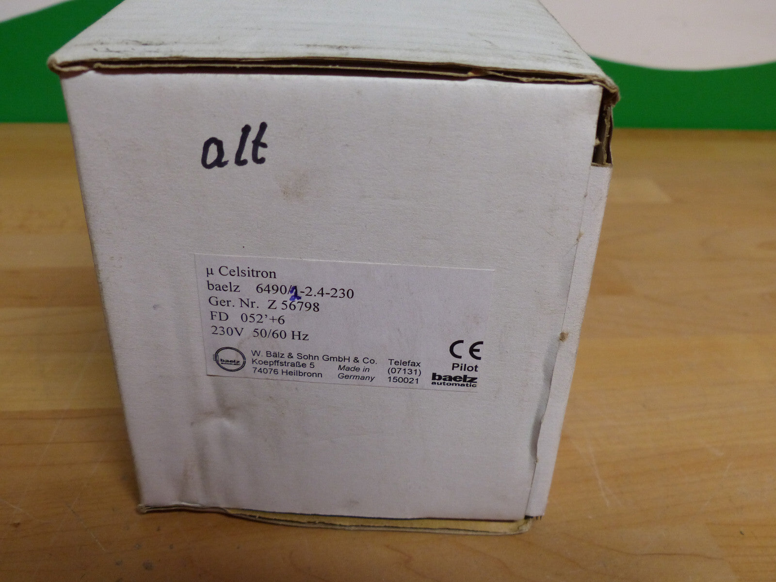 Baelz µ-Celsitron 6493/2-2.4-230V Mikroprozessor-Temperaturregler - used -