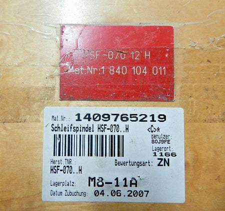 Schleifspindel HSF-07012H 