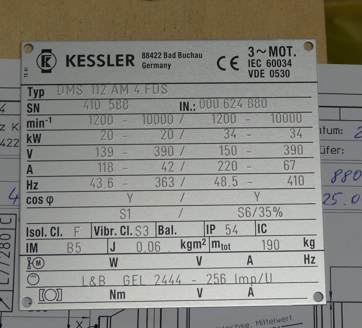 kessler spindle DMS 112.AM.4.FDS DMS112.AM.4.FDS  spindelmotor