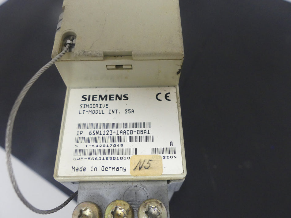 Siemens simodrive 611 power module 6SN1123-1AA00-0BA1