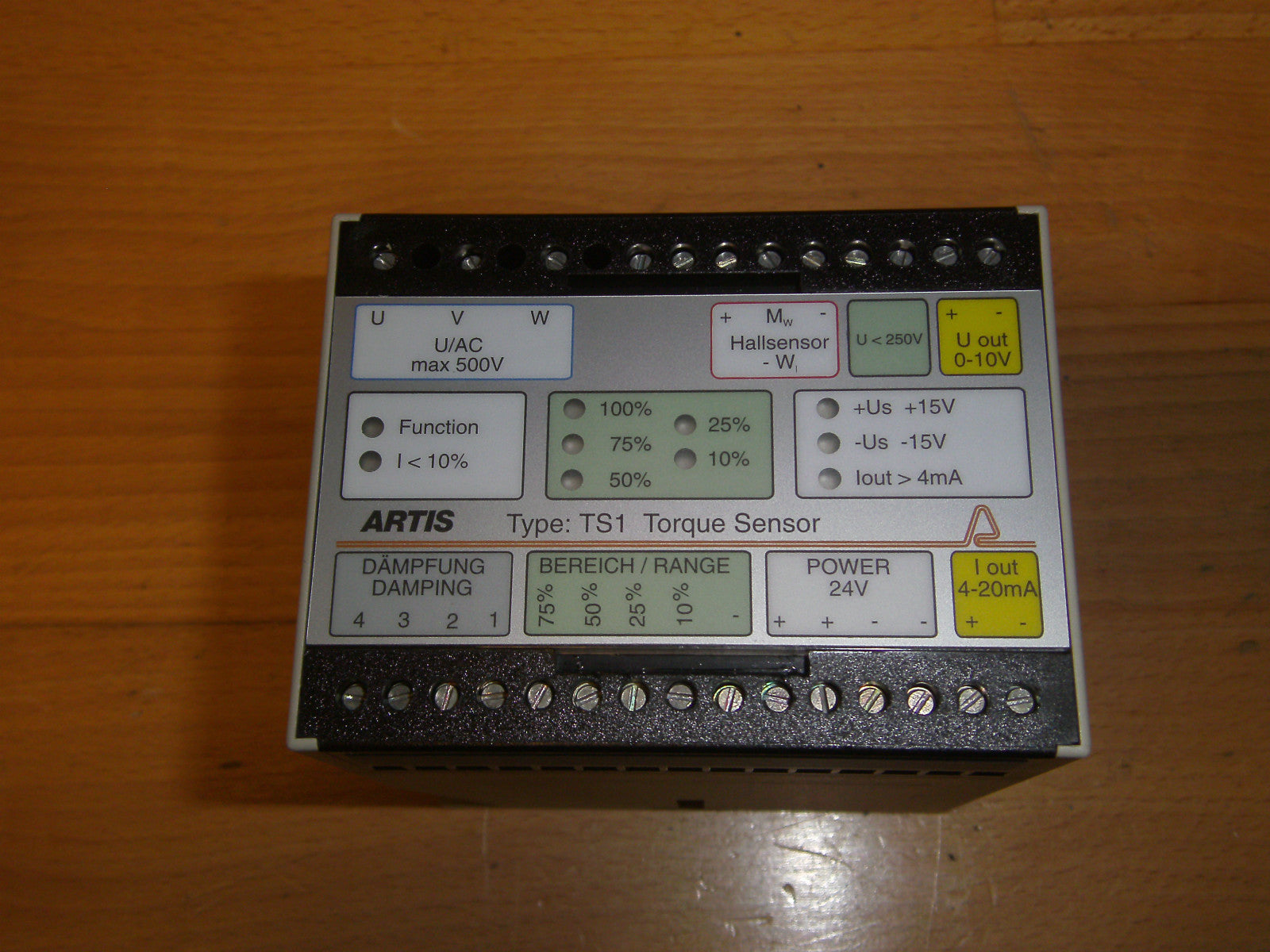 ARTIS TS1 Torque Sensor Messumformer Typ,TS1