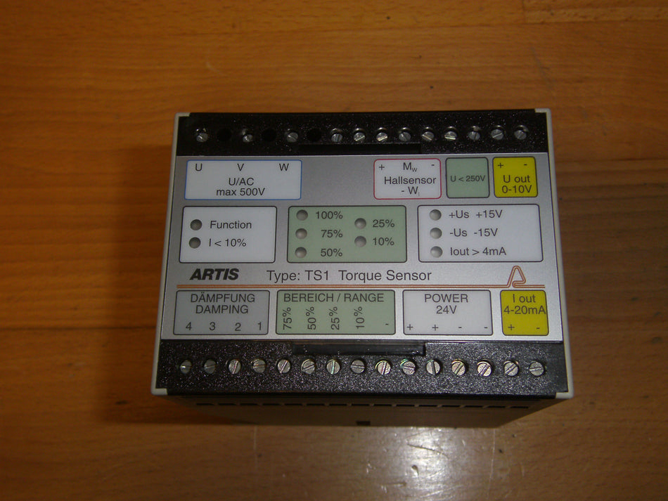 ARTIS TS1 Torque Sensor Messumformer Typ,TS1