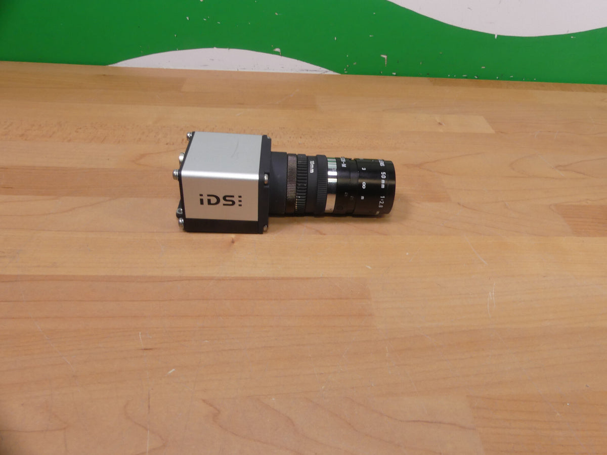 IDS Monochrom-Kamera UI-5240SE-M-GL  R2   UI-5240SE-M-GLR2  mit Objektiv