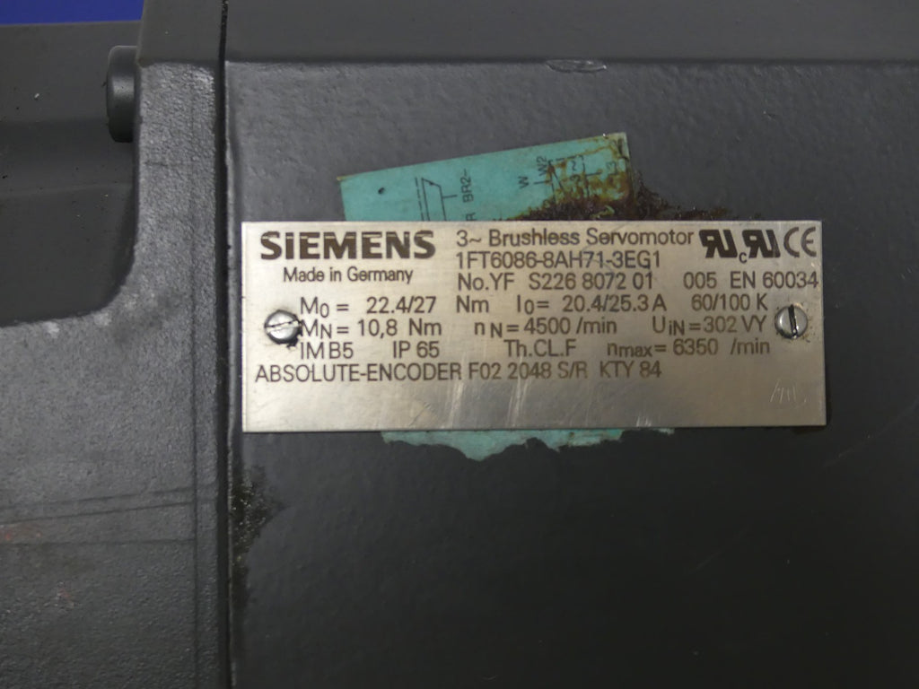 SIEMENS 1FT6086-8AH71-3EG1