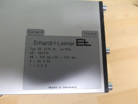 Erhardt Leimer ELGUIDER Regelung Bedienung DR 2275 Drehrahmensystem
