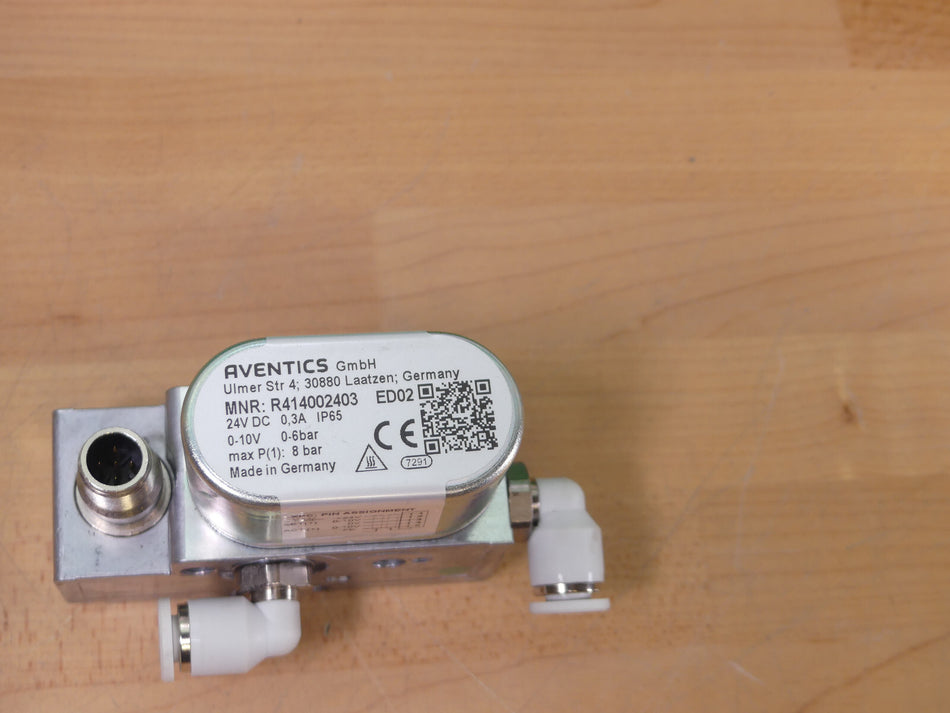 Aventics Druckregelventil, Druck / Regel / Ventil MNR: R414002403 24V DC
