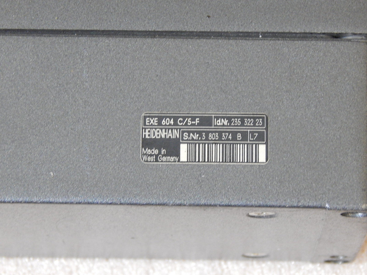 Heidenhain EXE 604 C/5-F Id.Nr. 235 322 23 Used 