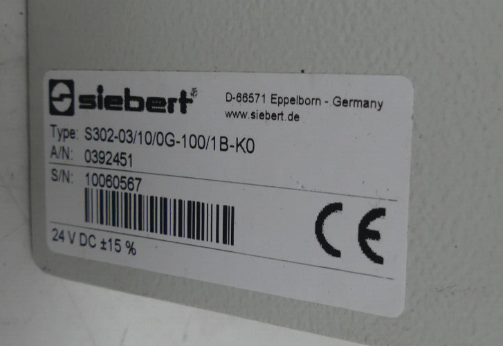 SIEBERT S302-03/10/0G-100/1B-K0