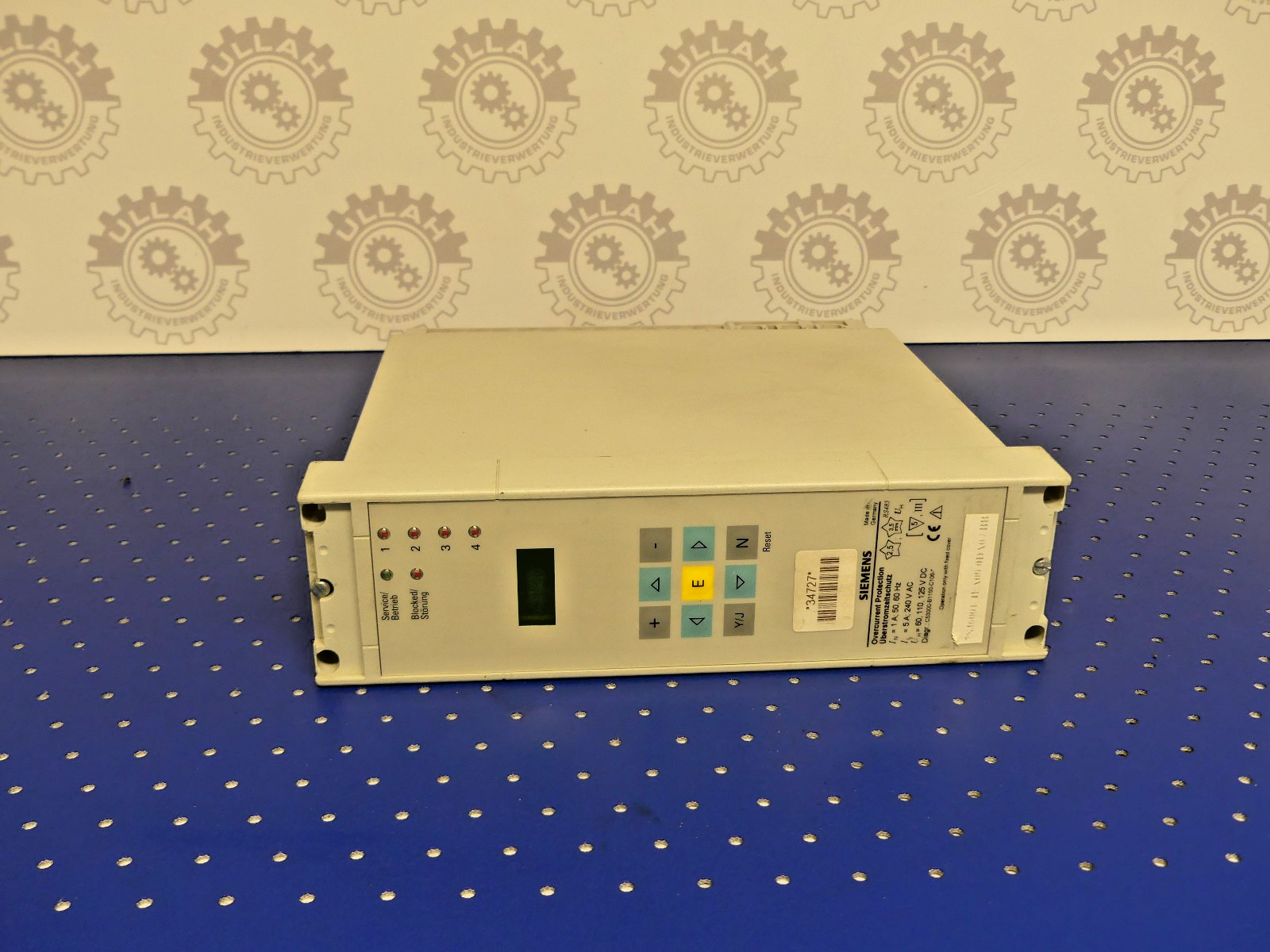 SIEMENS Overcurrent Protection Überstromzeitschutz  7SJ6001-4EA00-0DA0/BB