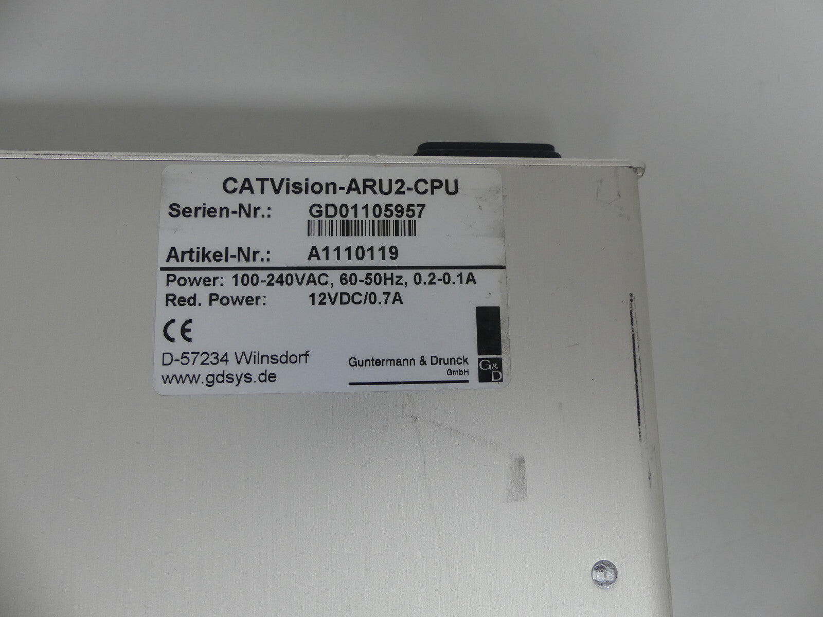 G&D CATVision-ARU2-CPU  A1110119