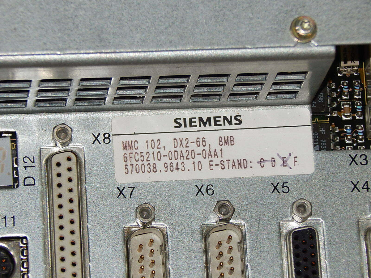 Siemens Sinumerik MMC102  6FC5210-0DA20-0AA1 used