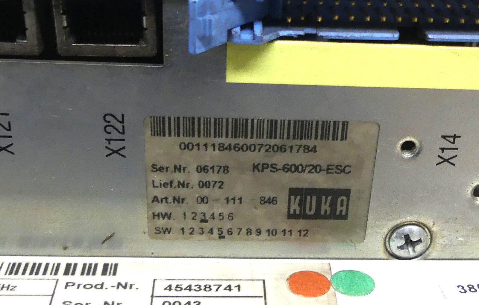 Kuka KPS-600/20-ESC E93DE143E4B531 Power module