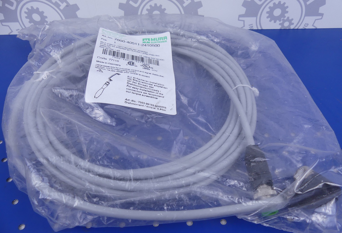 MURR Elektronik 7000-40511-2410500 5m/M12