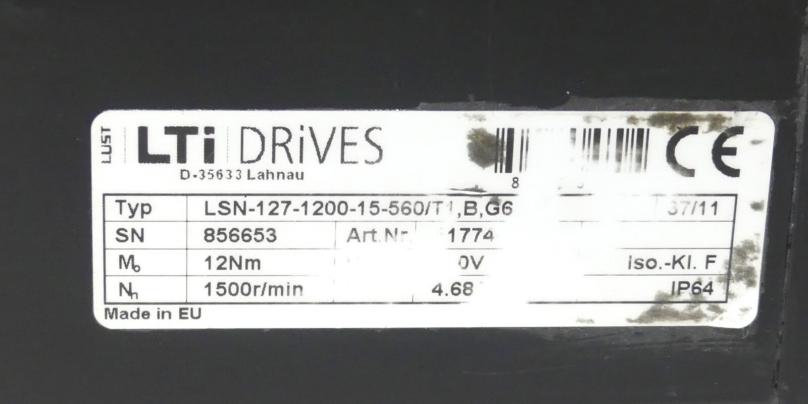 LTI LSN-127-1200-15-560/T1,B,G6