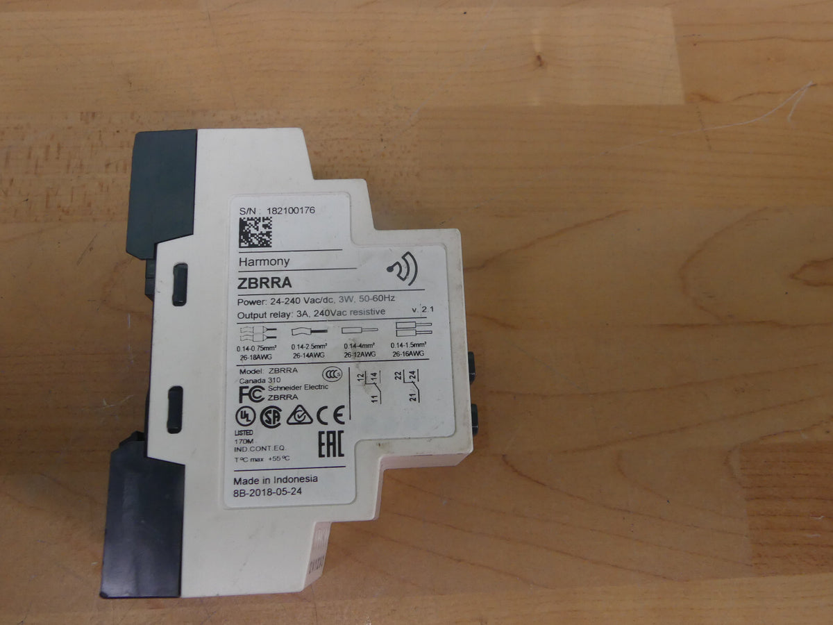 Schneider Electric  ZBRRA Transmitter Harmonie. 24-240 Vac/dc, 3 W, 50/60 Hz.