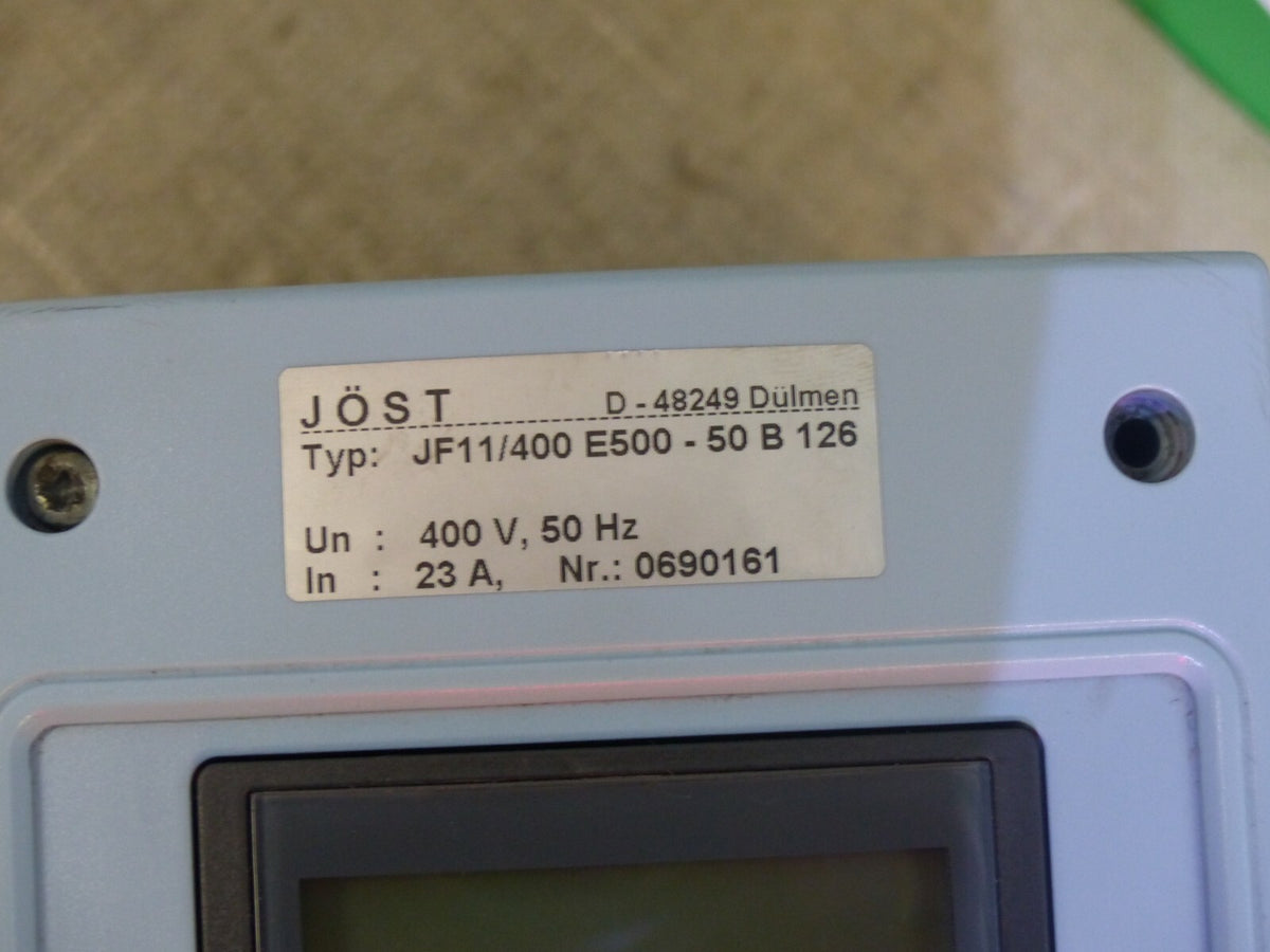 JÖST Frequenzumrichter J11/400 E500-50B 126