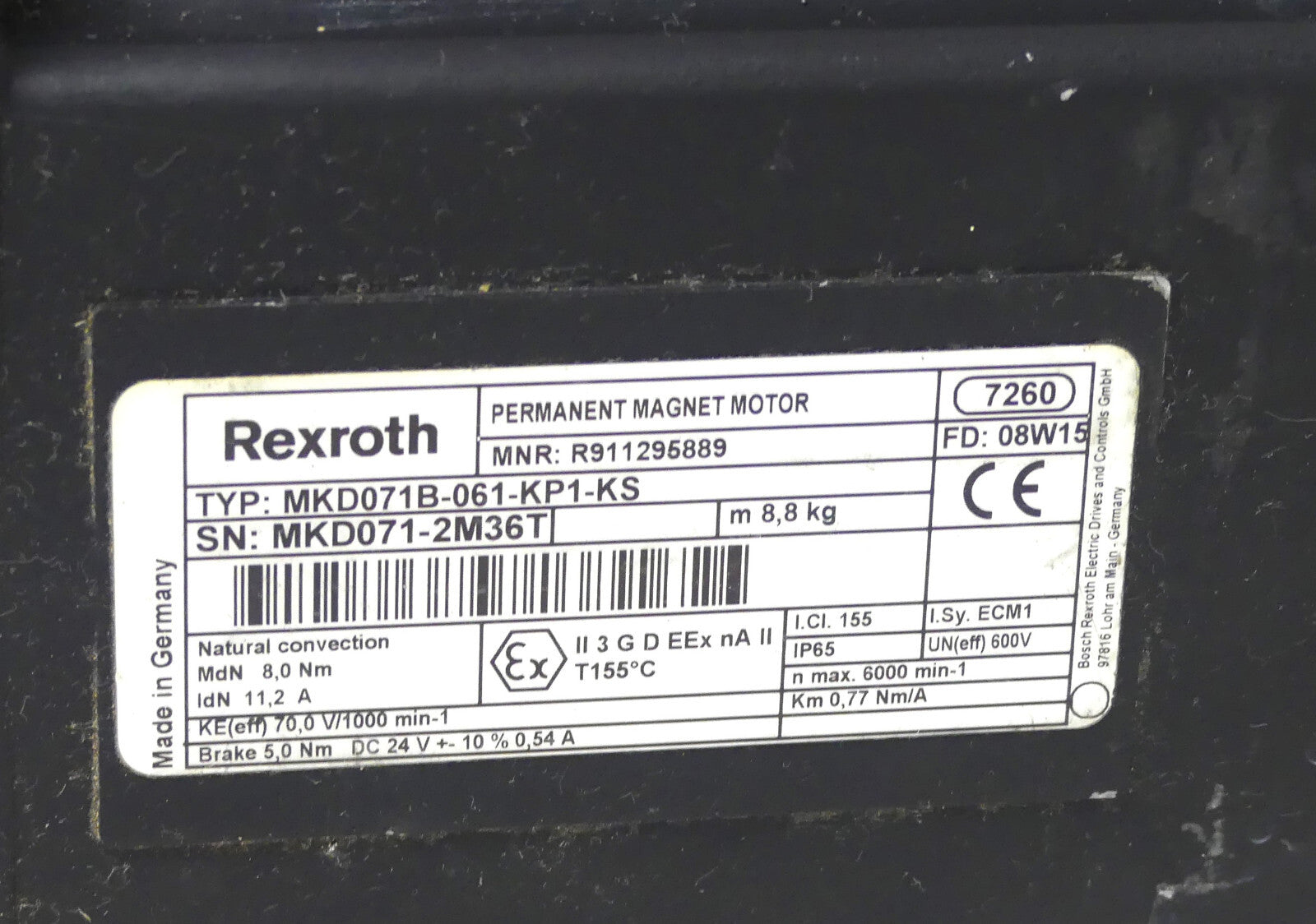Rexroth MKD071B-061-KP1-KS (leicht beschädigt)