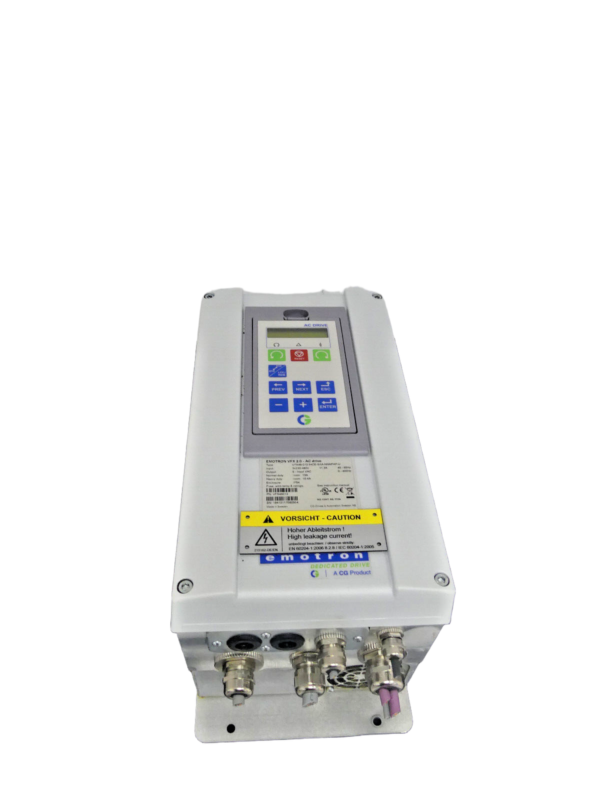 emotron VFX2.0-AC Drive VFX48-013 54CE-SAA-NNNPAP-U VFX48-01354CE-SAA-NNNPAP-U