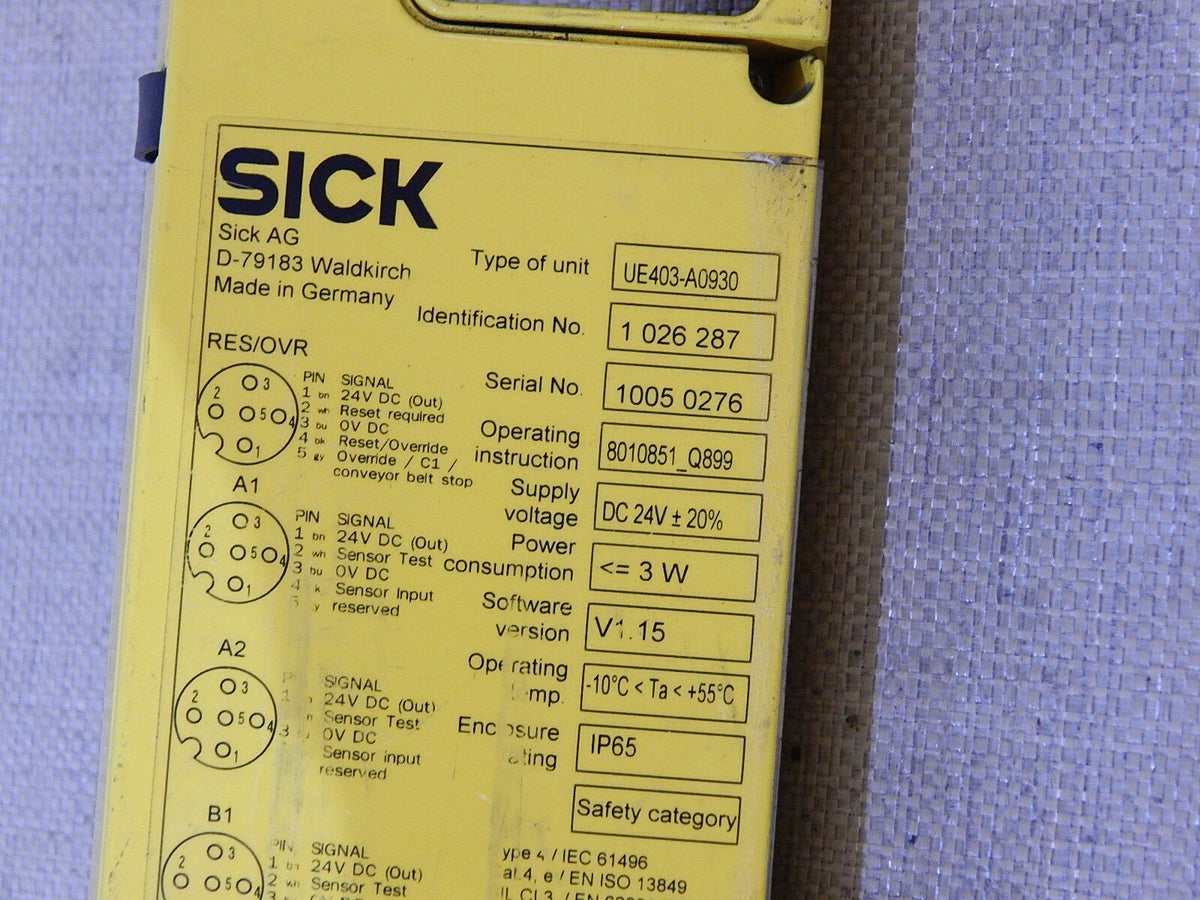 SICK Multischaltgerät, Typ: UE403-A0930 Used